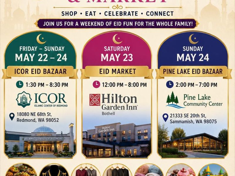 Weekend Schedule: May 22nd, May 23rd, May&nbsp;24th